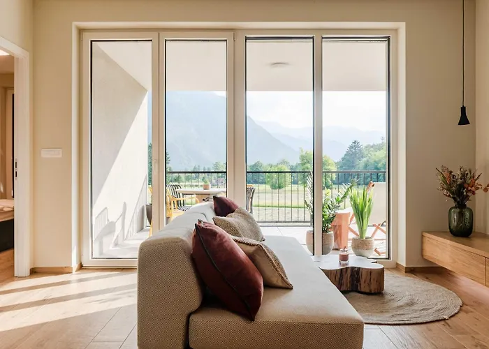 Chic With Sauna - One Bedroom With Balcony Lägenhet Bovec