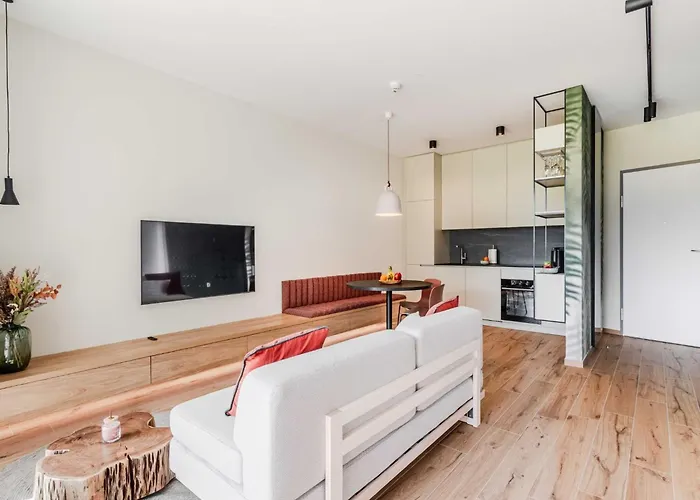 Apartment Chic With Sauna - One Bedroom With Balcony *